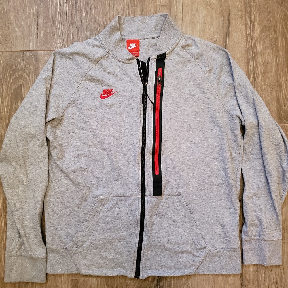 Stylish zipup Nike Jacket with RED tag and LOGO